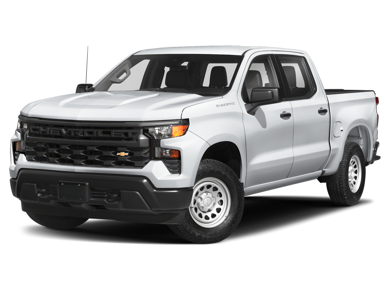 2022 Chevrolet Silverado 1500 RST in Glacier Blue Metallic — front three-quarter view
