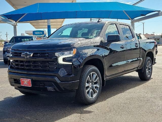 2026 Chevrolet Silverado 1500 RST in Black — front three-quarter view