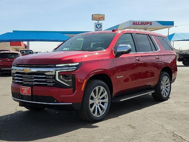 2026 Chevrolet Tahoe Premier in Radiant Red Tintcoat — front three-quarter view