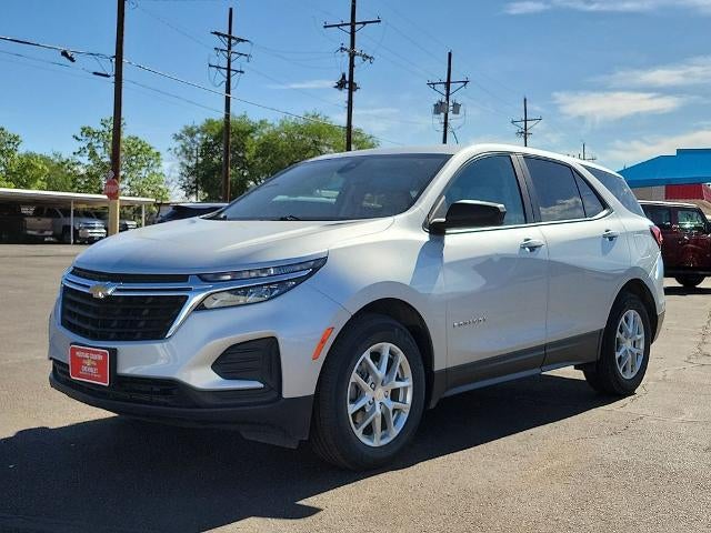 2022 Chevrolet Equinox LS in Silver Ice Metallic — front three-quarter view