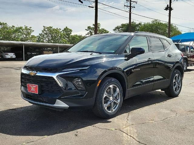2024 Chevrolet Blazer LT in Black — front three-quarter view